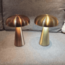 Abajur Cogumelo Com Touch Em Metal