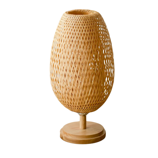Abajur de Mesa Artesanal Em Bambu TG