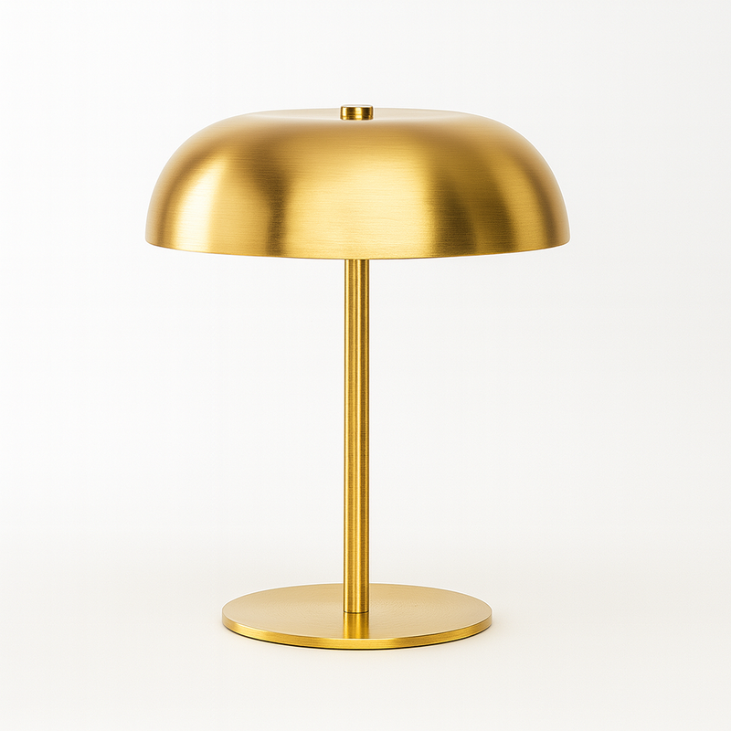 Abajur de Mesa Monocromático Axis TG Dourado