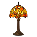 Abajur Tiffany de Mesa com Cúpula em Vidro Belle TG