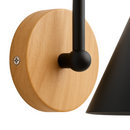 Arandela de Parede Interna em Madeira Premium