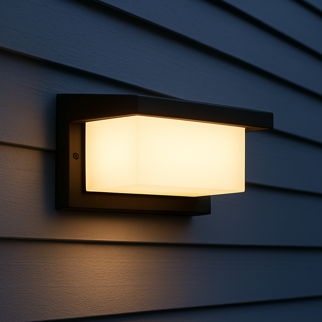 Arandela Externa de Parede Impermeável Reforçada TG na parede