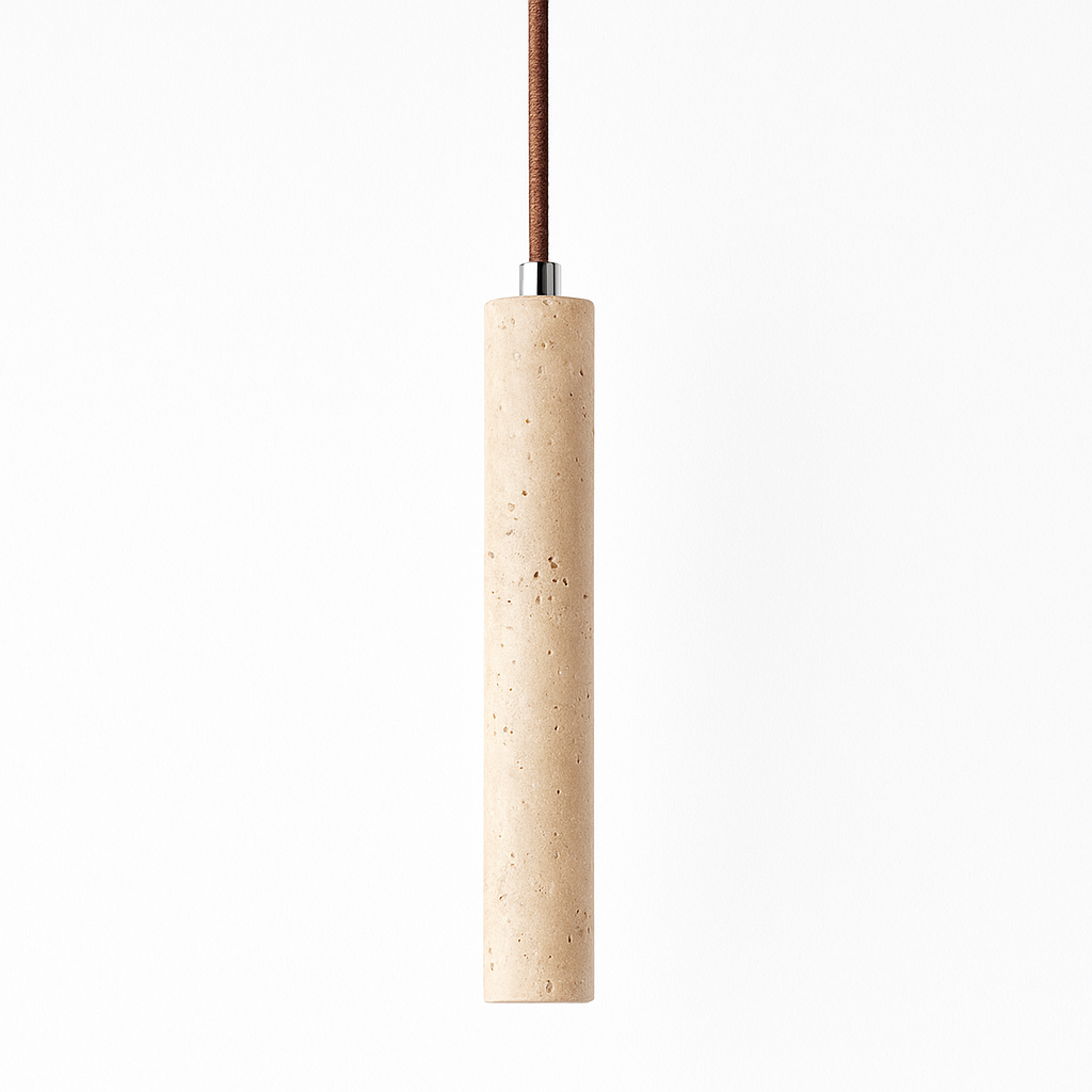 Luminária Pendente Em Mármore Wabi TG