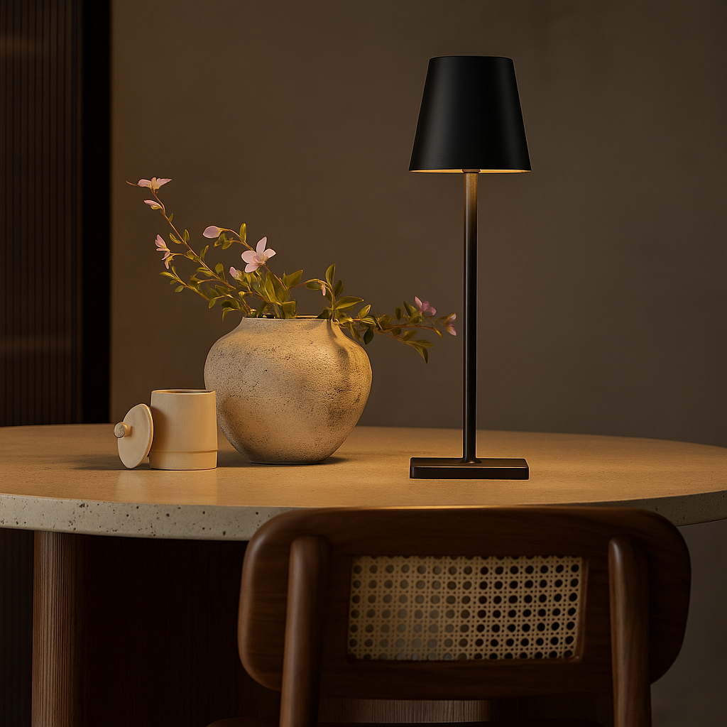 Abajur de Mesa Recarregável Minimalista