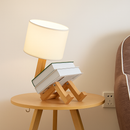 Abajur Para Quarto De Madeira Robotic TG