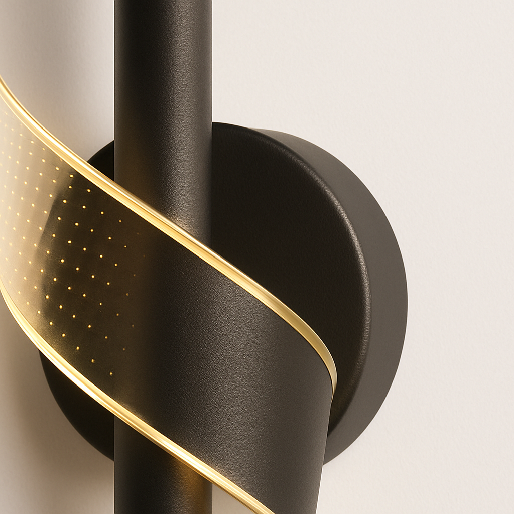 Arandela de Parede Interna Minimalista Caracol TG