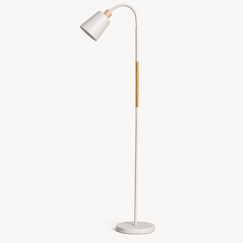 Luminária de Chão Flexível em Metal