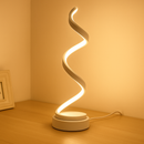 Luminária de mesa Led Espiral Moderna