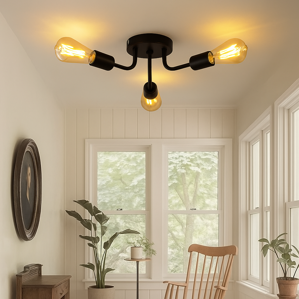 Luminária de Teto para Quarto e Sala Tripolous TG