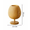 Abajur de Mesa Artesanal Em Bambu TG