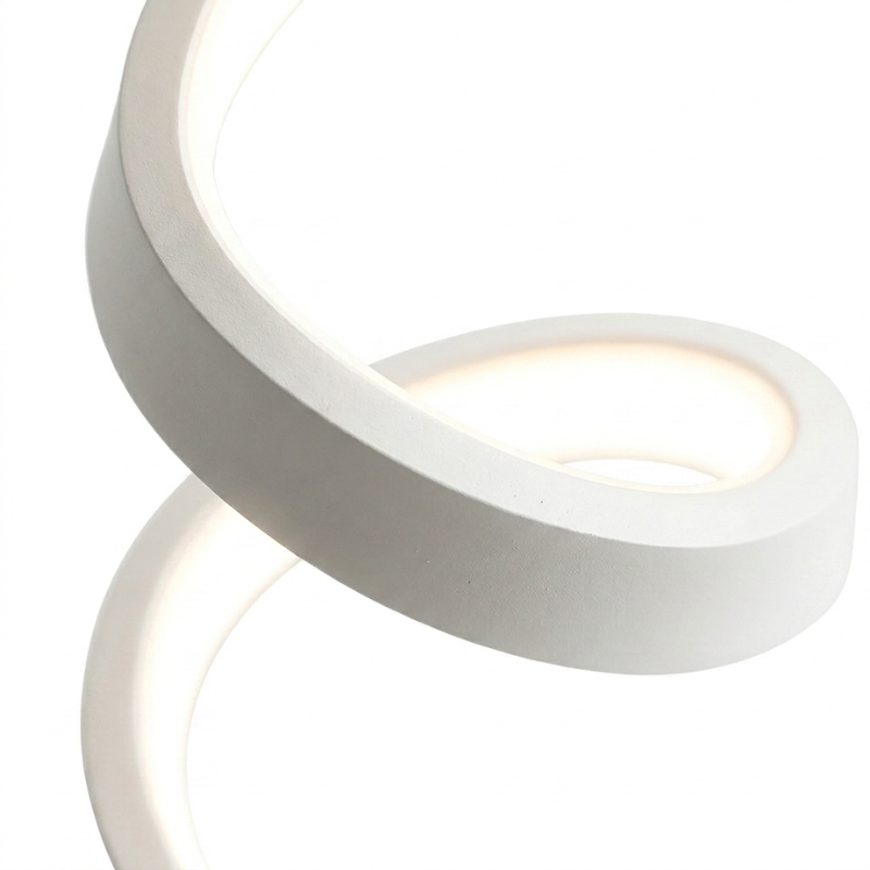 Luminária de mesa Led Espiral Moderna