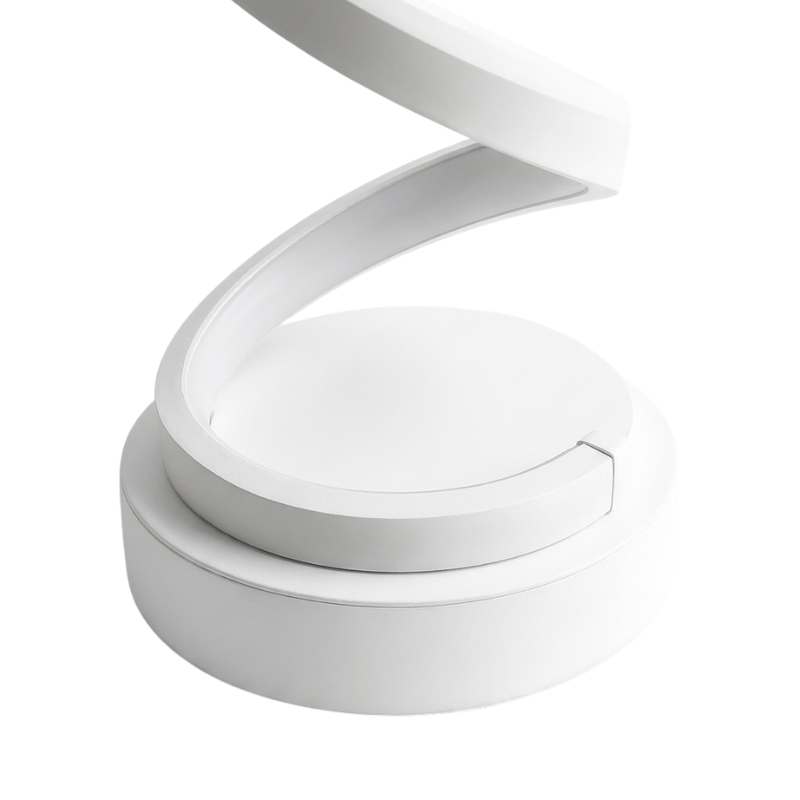 Luminária de mesa Led Espiral Moderna