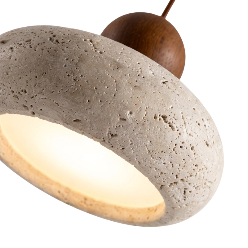 Luminária Pendente Estilo Natural Wabi-Sabi TG