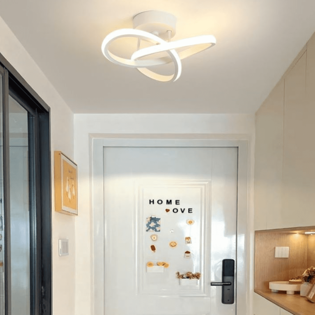 Lustre Para Sala De Led Moderno  - Flower Motion