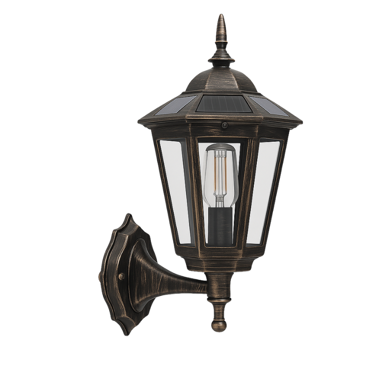 Arandela Colonial Solar Externa Sun TG