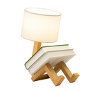 Abajur Para Quarto De Madeira Robotic TG