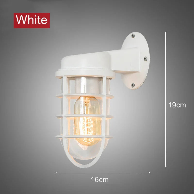 Arandela Externa Retrô Industrial em Metal TG