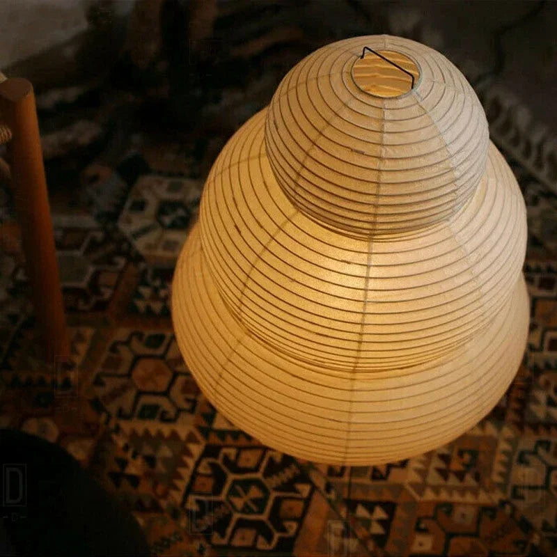 Luminária de Chão Japonesa em Papel Arroz Rice TG
