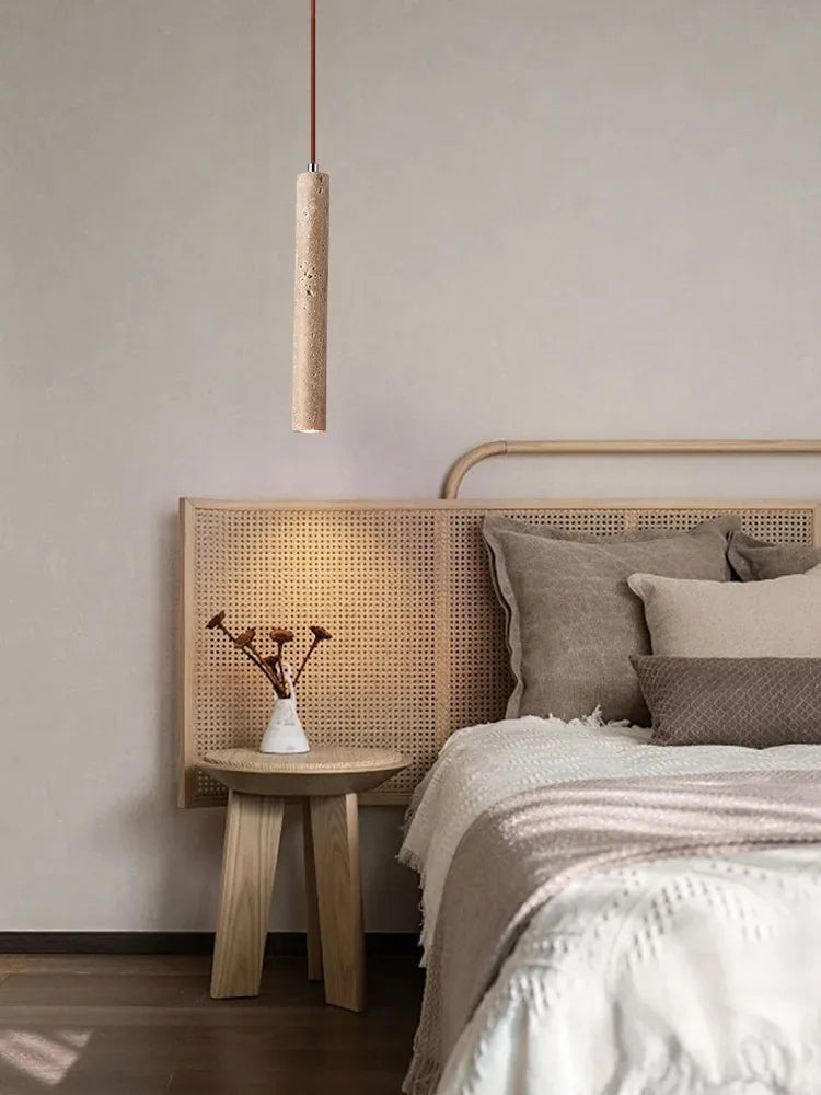 Luminária Pendente Em Mármore Wabi TG