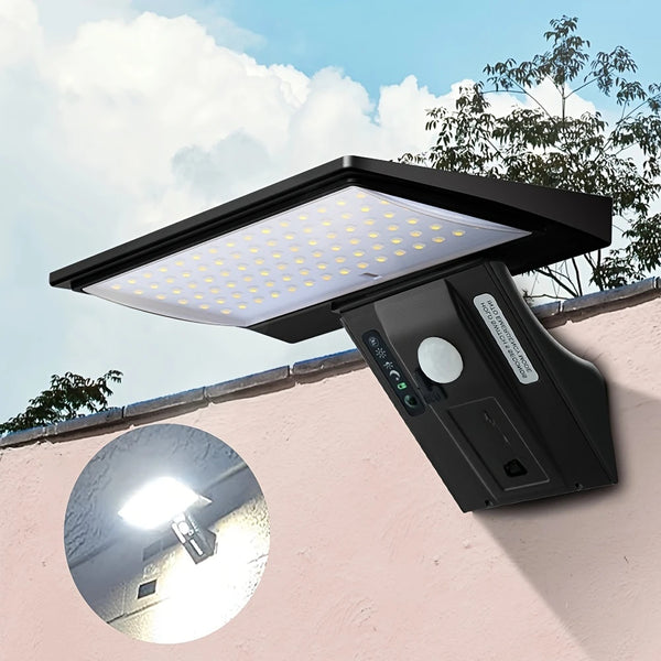 Luminária Solar Externa Com Sensor De Movimento