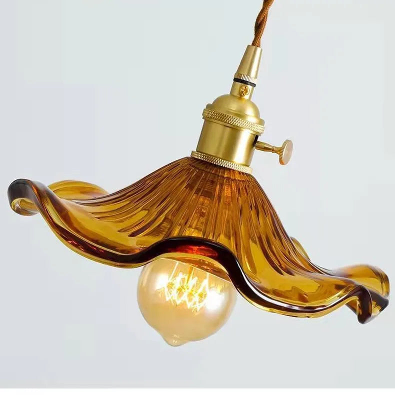Luminária Pendente em Vidro Pétala TG