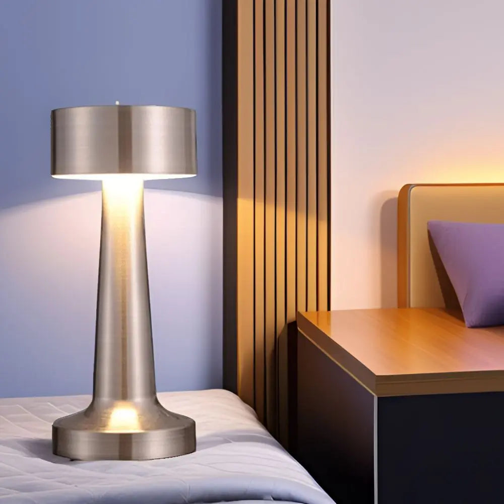 Luminária De Mesa Minimalista Sem Fio Touch