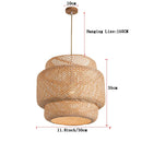 Lustre Pendente de Bambu Abeille TG
