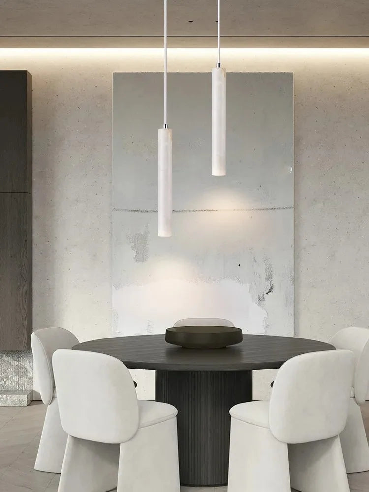 Luminária Pendente Em Mármore Wabi TG