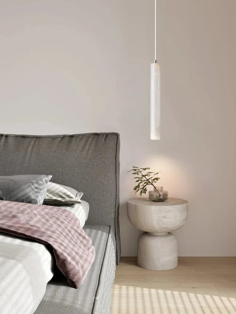 Luminária Pendente Em Mármore Wabi TG